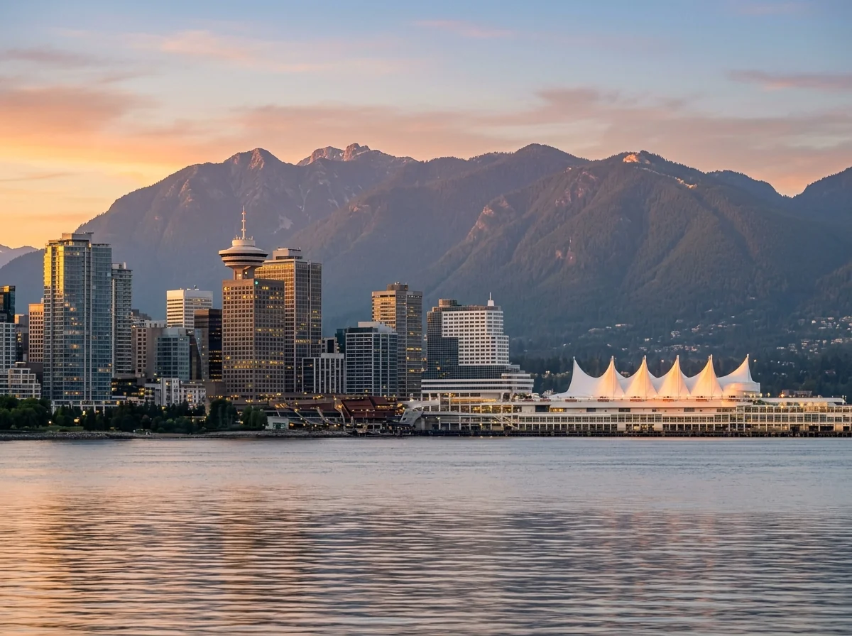 the Vancouver skyline and Canada Place — British Columbia